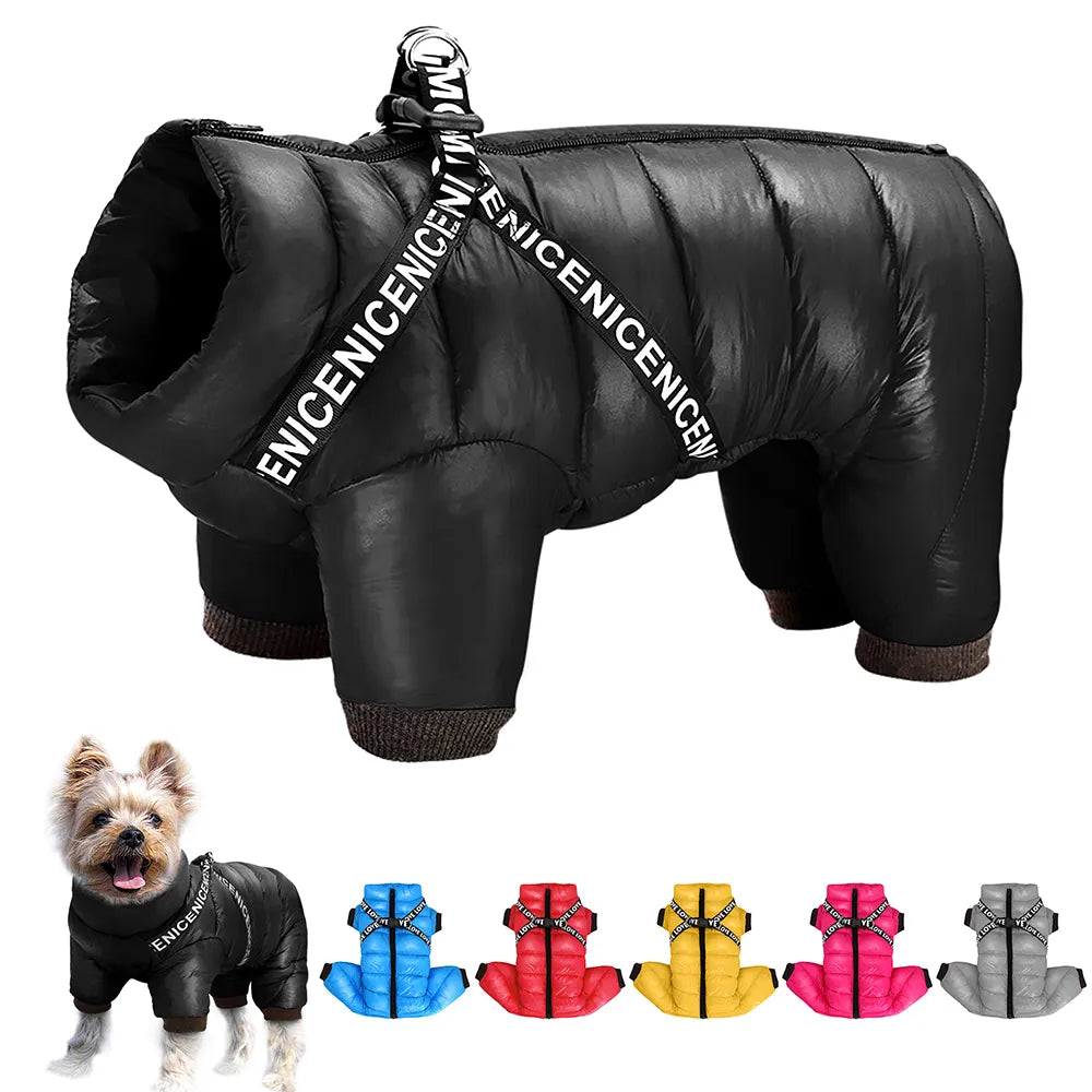 Waterproof Warm Dog Jacket - Pets Jumpsuit