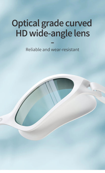 Lunettes de natation antibuée HD réglables