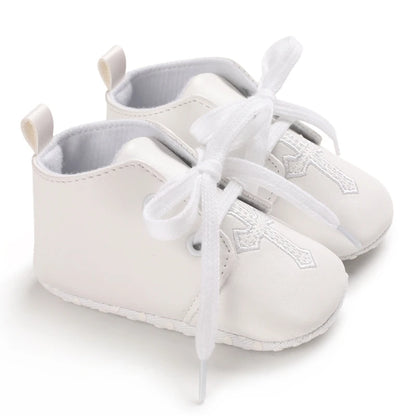 Mehrfarbige Baby-Sneaker aus PU-Leder mit weicher Sohle