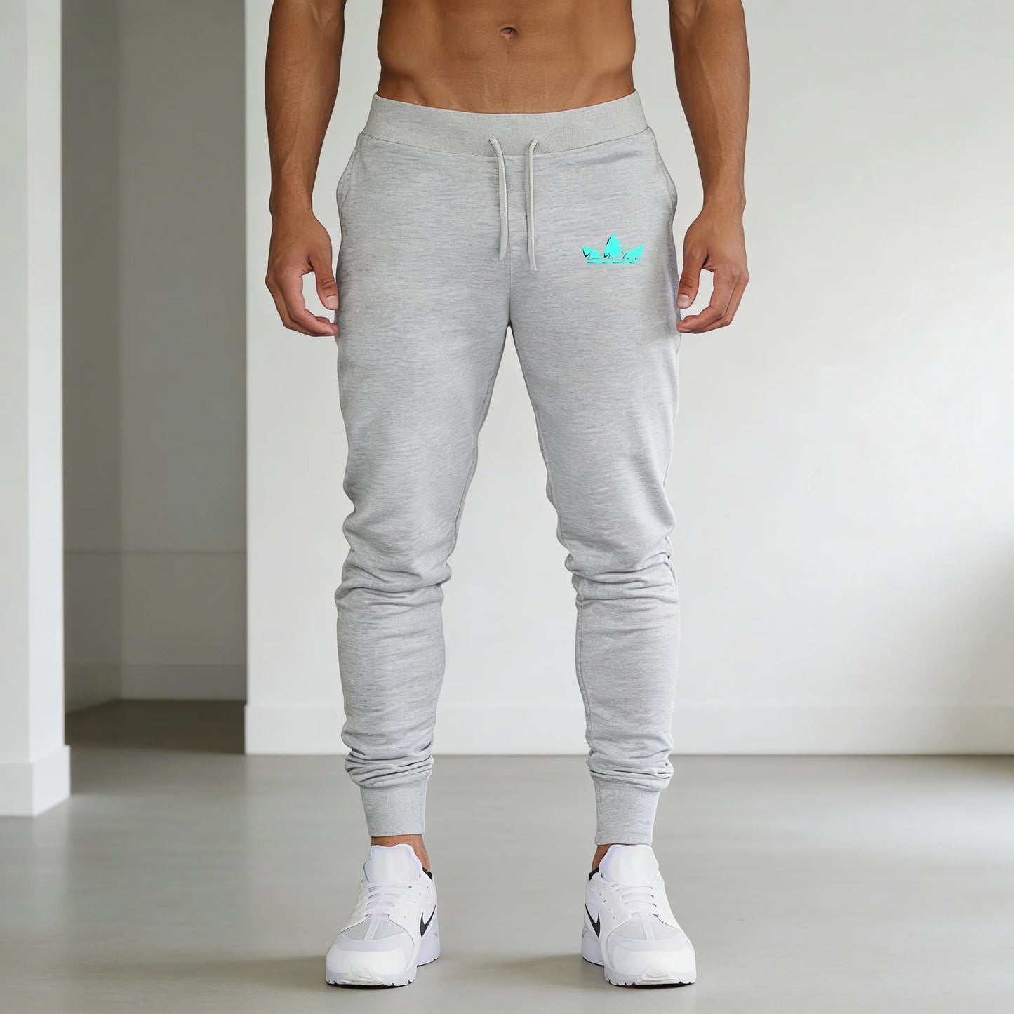 Men's Baggy Trousers - Breathable Fashion Design Jogging Pants