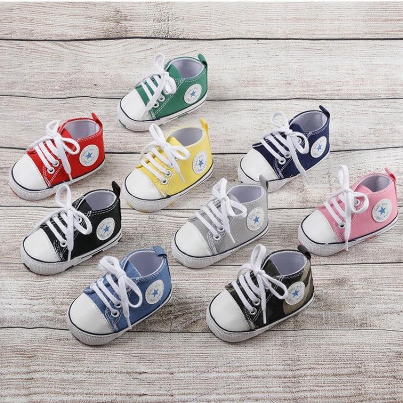 Rutschfeste Baby-Sneaker mit weicher Sohle