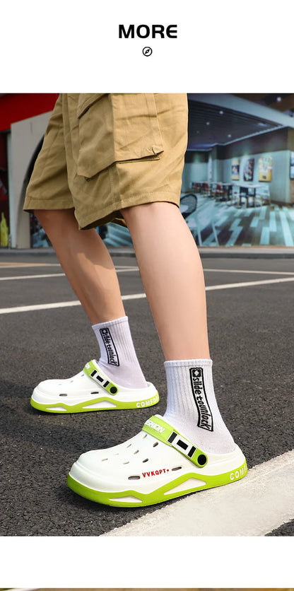 Men's Beach Wear Korean Style Plus Size Slippers