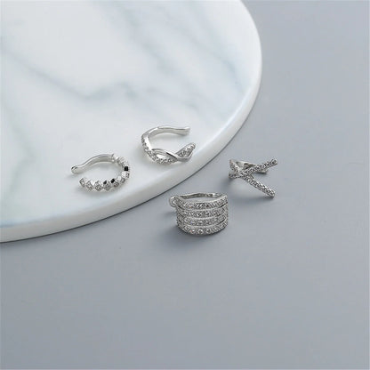 Verstellbare Zirkon-Herzringe für Damen