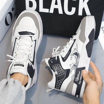 Men's Leather Casual Sneakers