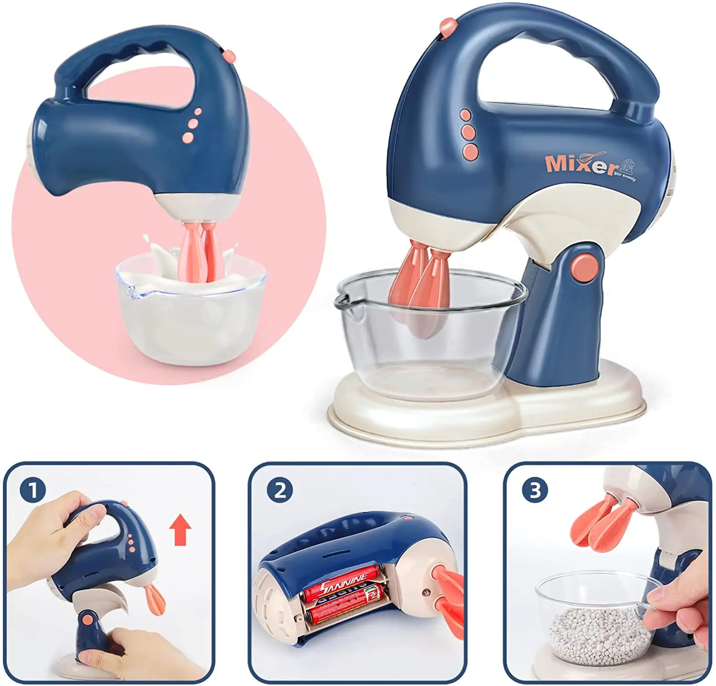 Ensemble de jouets pour enfants avec appareils de cuisine 
