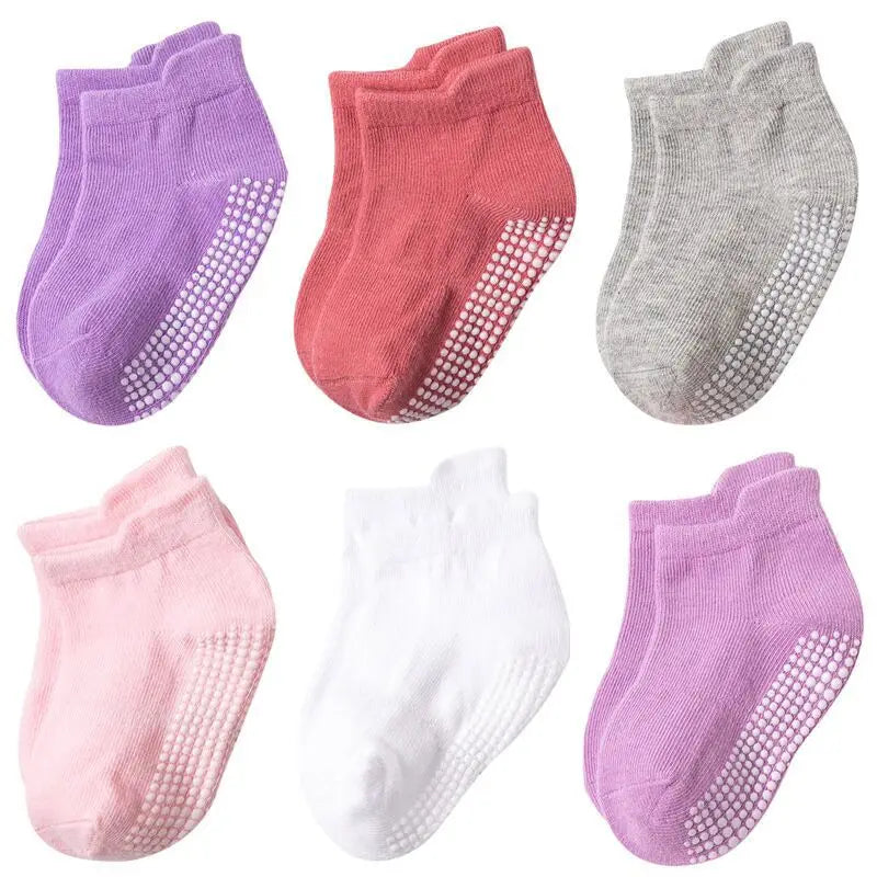 Chaussettes trampoline antidérapantes pour bébé, grandes tailles