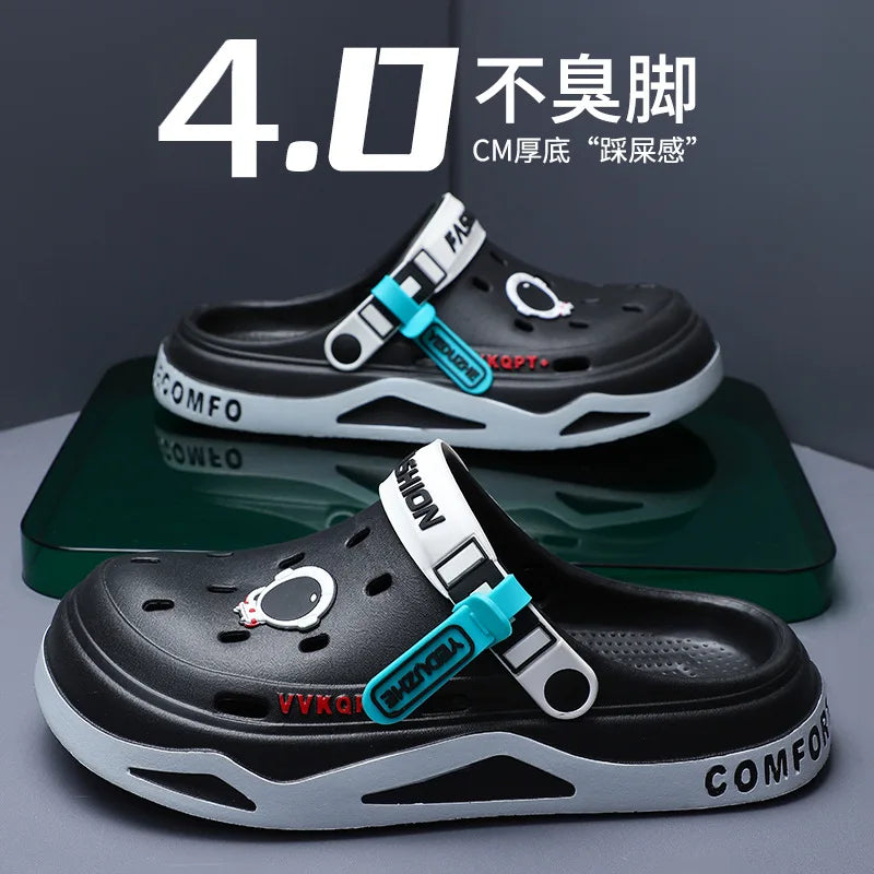 Men's Beach Wear Korean Style Plus Size Slippers