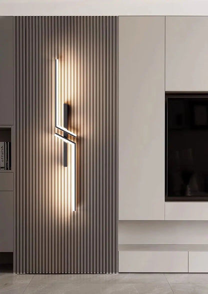 Applique murale longue LED contemporaine