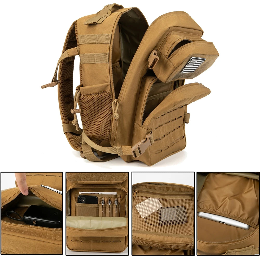Outdoor Tactical 25L MOLLE Backpack