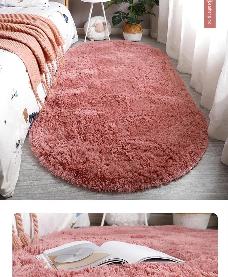 Fluffy Thick Tie Dye Bedroom Rugs