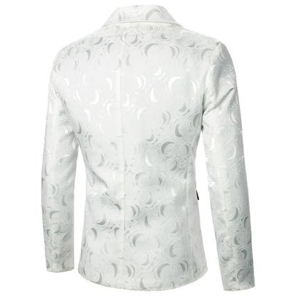 Men's Classical Floral Suit Blazer