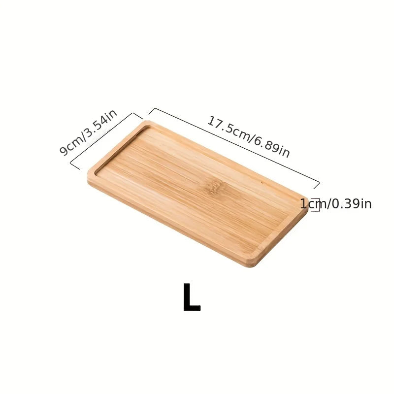 Waterproof Bamboo Wooden Pallet Rectangular Basin Tray