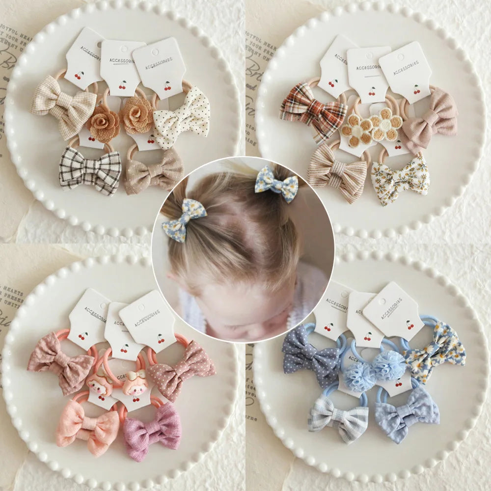 Kids' Bow Tie and Scrunchie Set