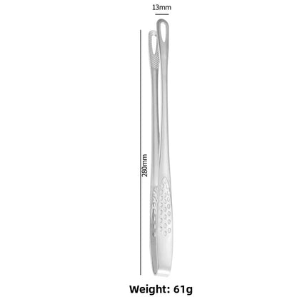 Long Handle Non-Slip Stainless Steel BBQ Tongs