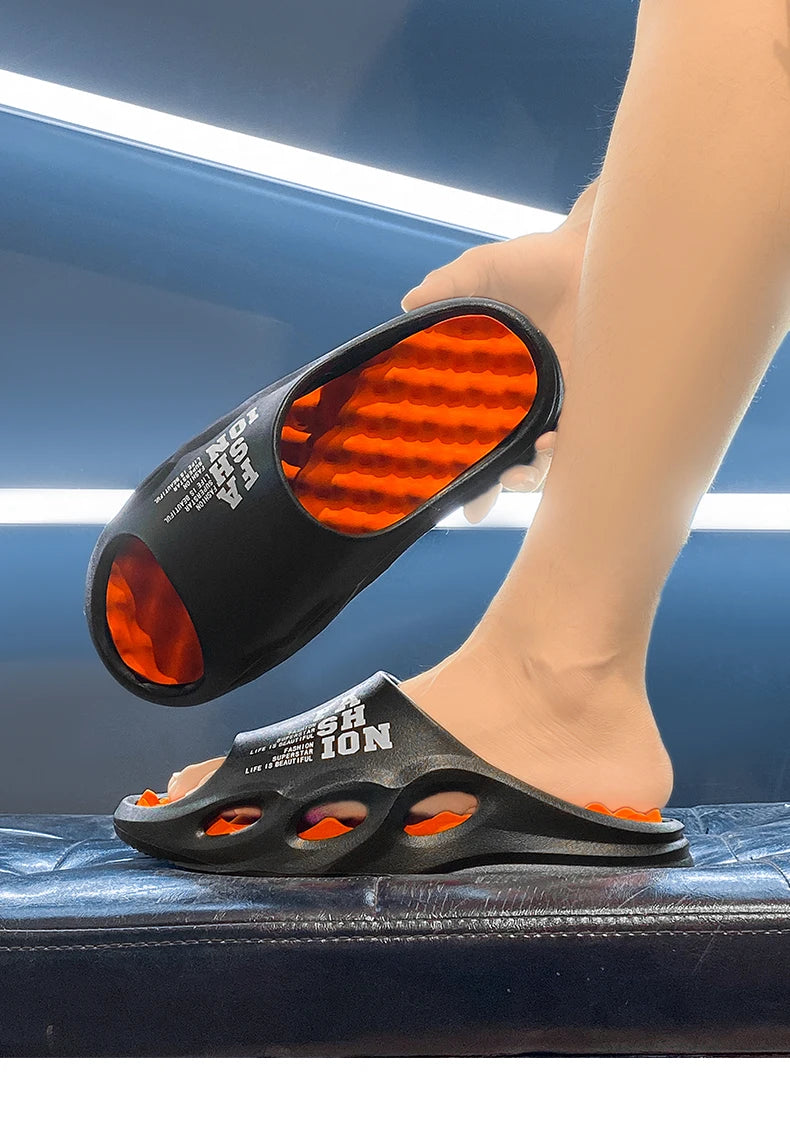 Tongs d'extérieur souples et antidérapantes pour hommes