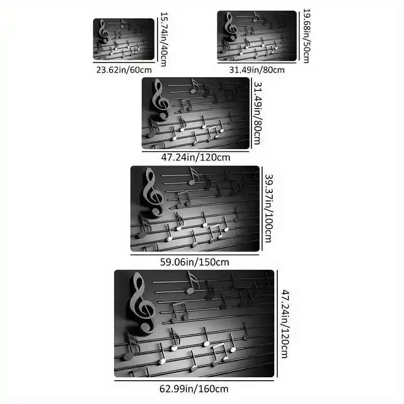 3D Vortex Illusion  Entrance Door Floor Carpet