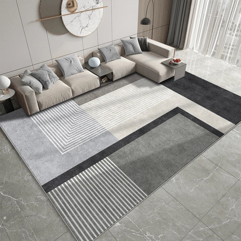 Crystal Velvet Living Room Coffee Table Carpet