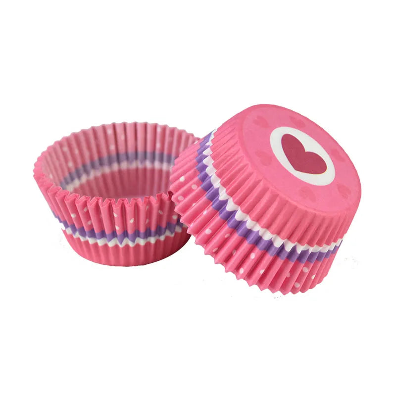 100Pcs Muffin Cupcake Paper Cups