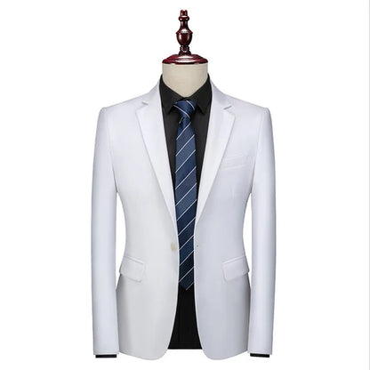 Blazer slim gris vif pour hommes