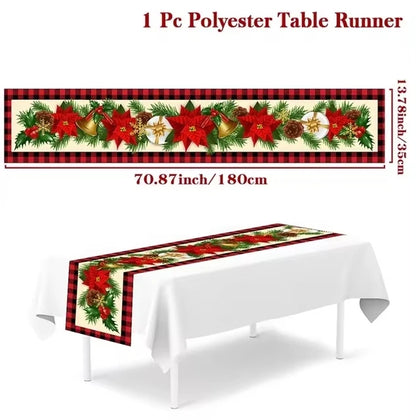 long christmas table runner
