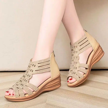 Women's Crystal Wedge Sandals