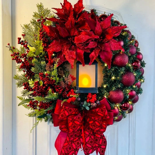 christmas wreath outdoor
