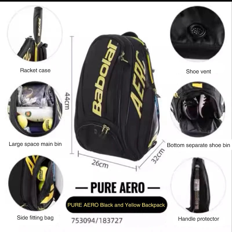 Sac à dos pour raquette de tennis Babolat Pure Aero 2