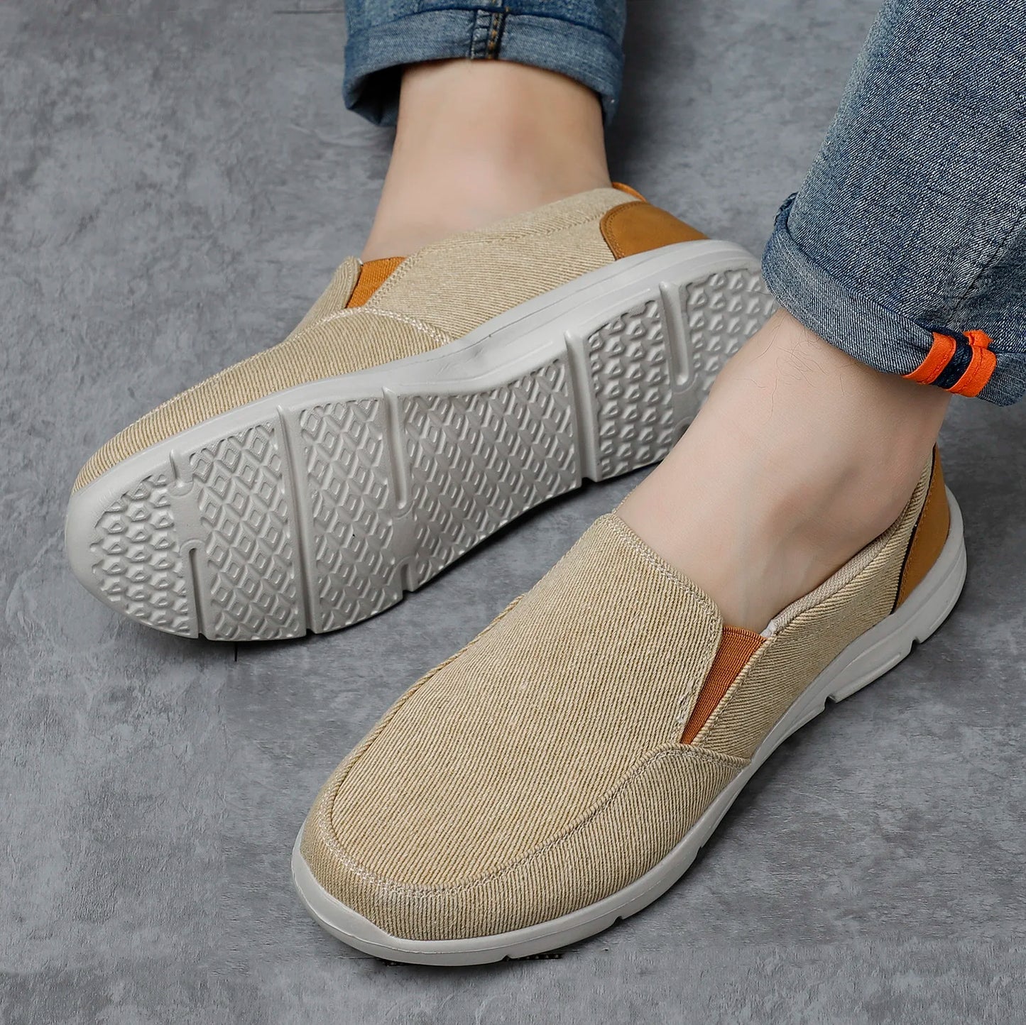 Men's Casual Slip-On Canvas Sneakers
