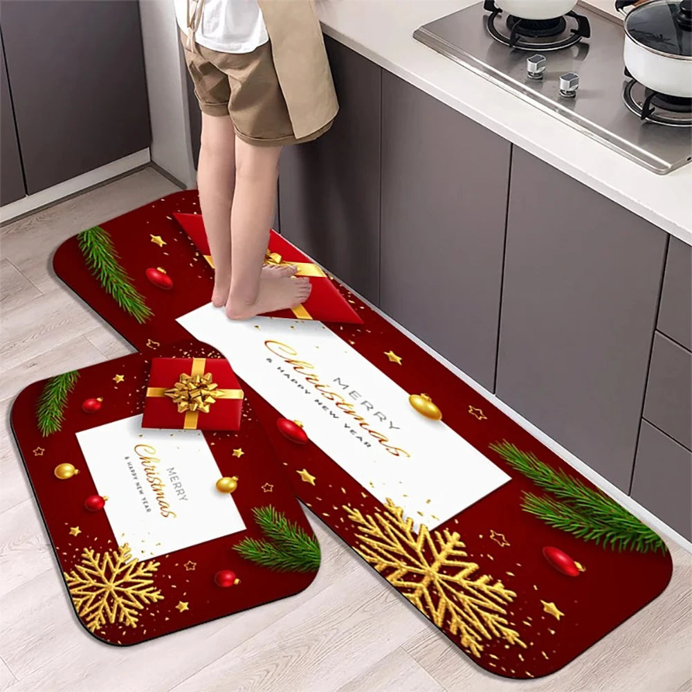 Christmas Kitchen Floor Mat Doormat