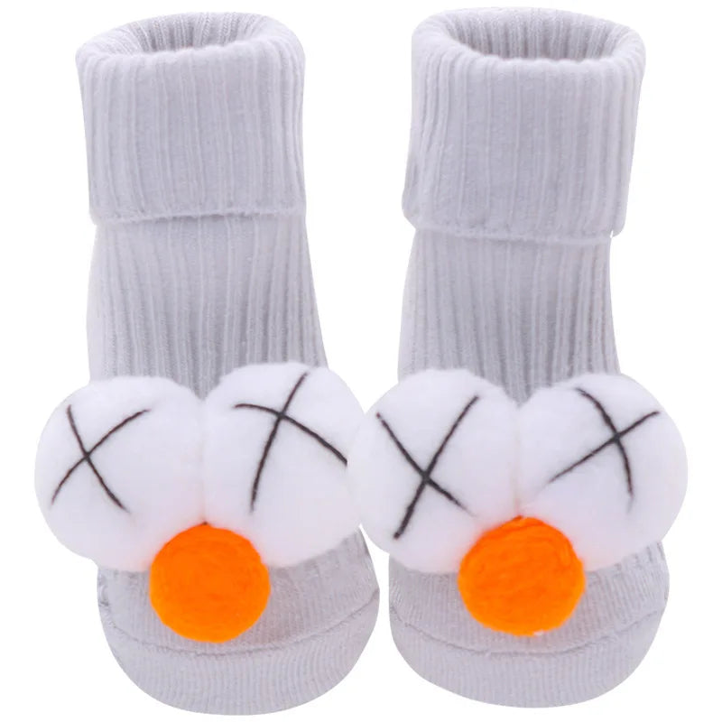 Rutschfeste Babysocken für Neugeborene im Frühling und Herbst