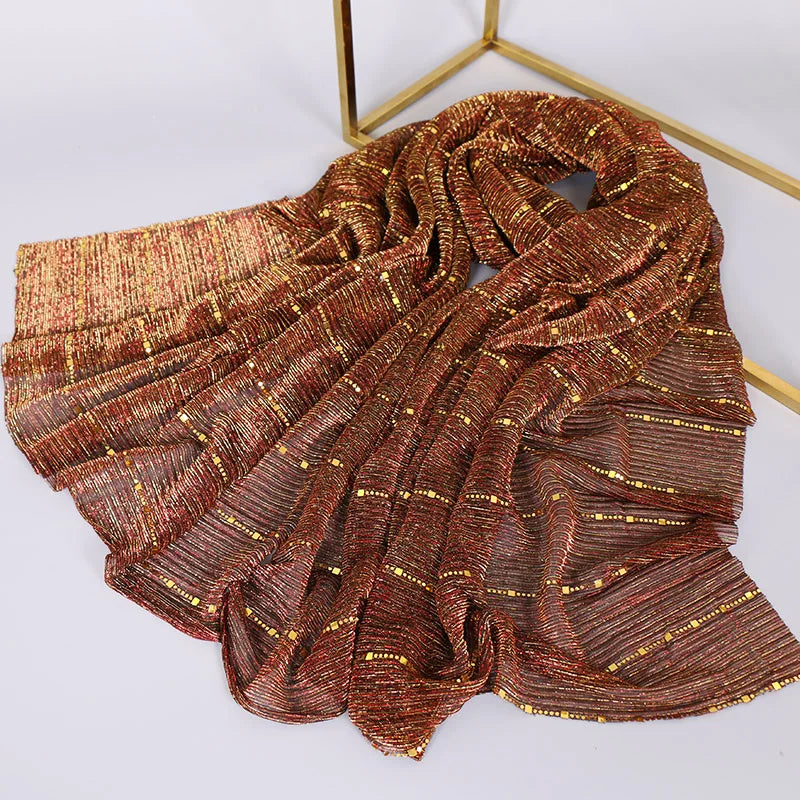 Silk Corduroy Women's Scarf & Shawl