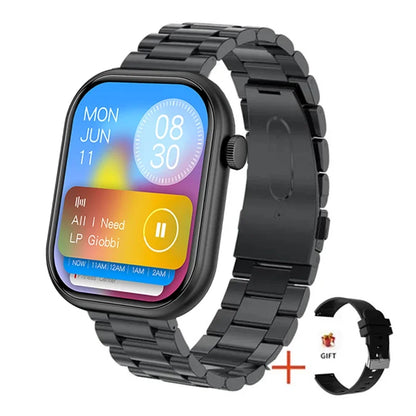 Unisex Bluetooth Fitness Smart Watch with Wireless Charging