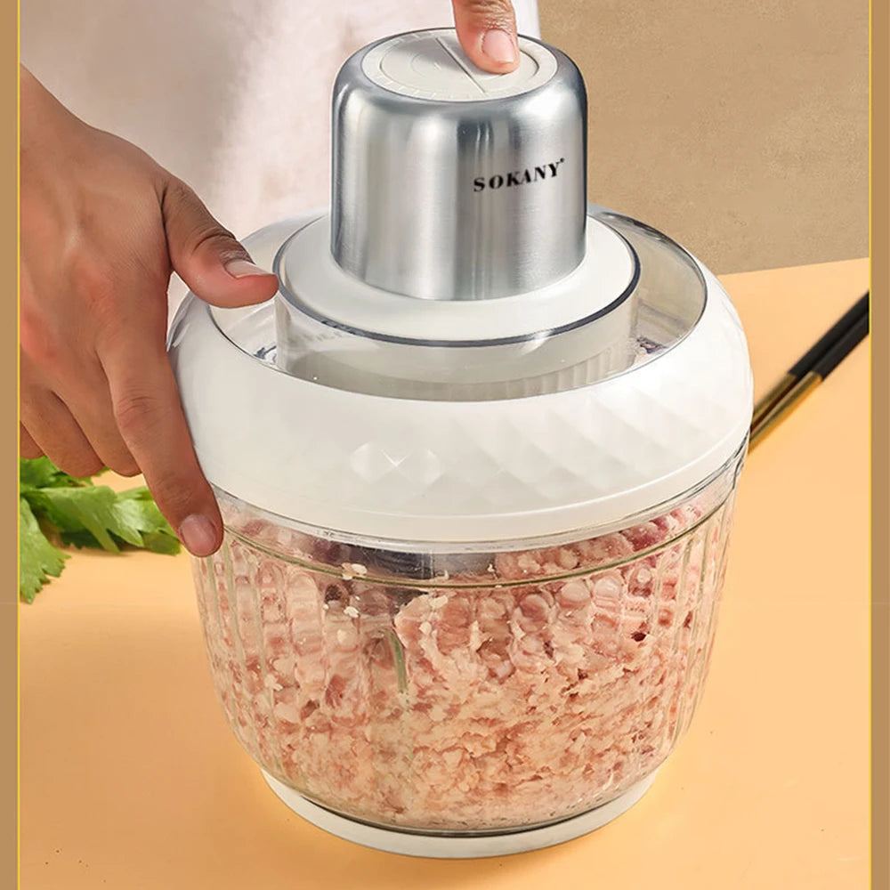 Electric Household Kitchen Garlic Cutter Blender