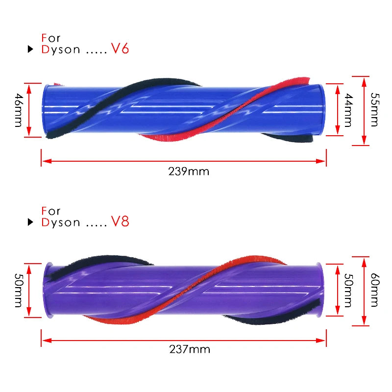 Rouleau de brosse pour aspirateurs sans fil