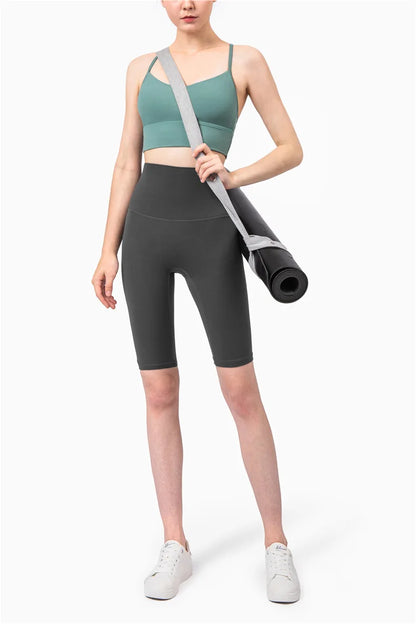 High Waist Women's Cycling & Yoga Shorts