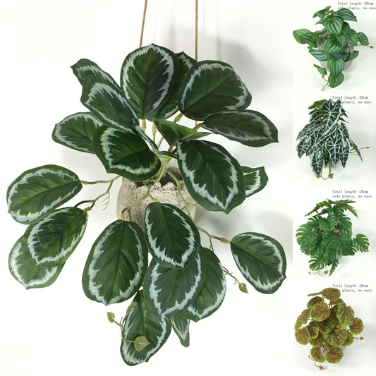Verdure de feuilles de lierre artificielles pour décoration de balcon de jardin
