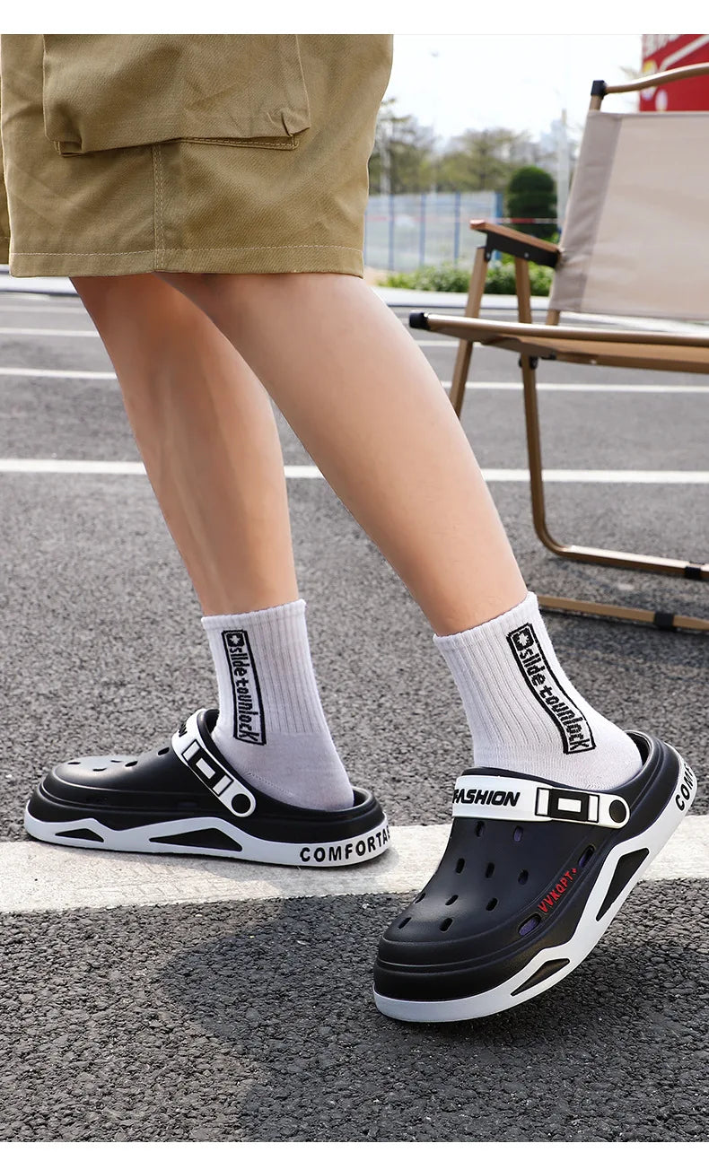 Men's Beach Wear Korean Style Plus Size Slippers