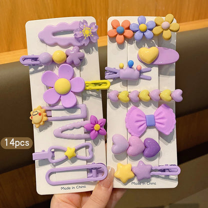 Cartoon Hairclip Sets for Children