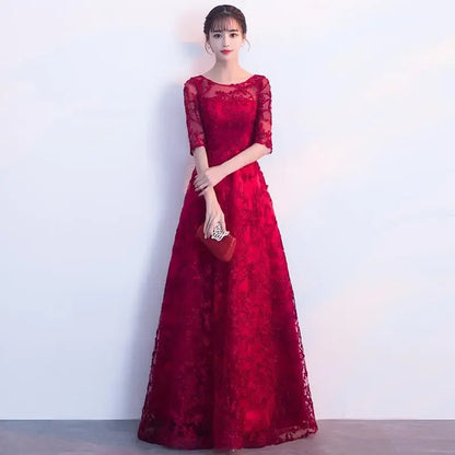 Elegant Long Banquet Dinner Dress