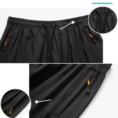 Men's Ice Silk Breathable Beach & Sports Shorts