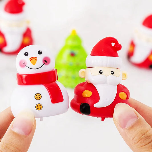 Lot de 6/20 jouets bonhomme de neige à tirer pour Noël