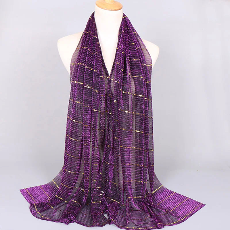 Silk Corduroy Women's Scarf & Shawl