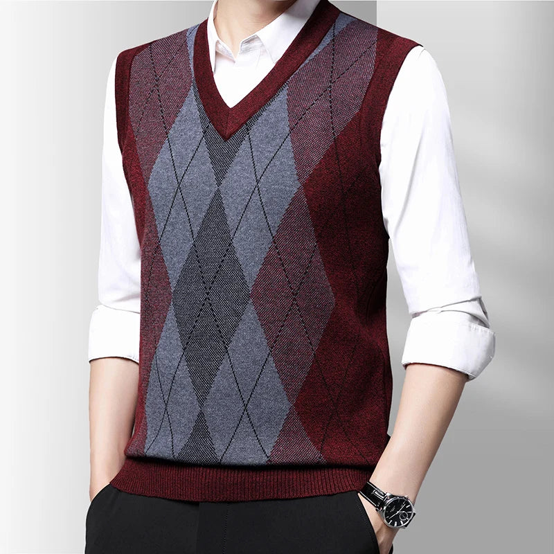 Men's Autumn/Winter V-Neck Sweater