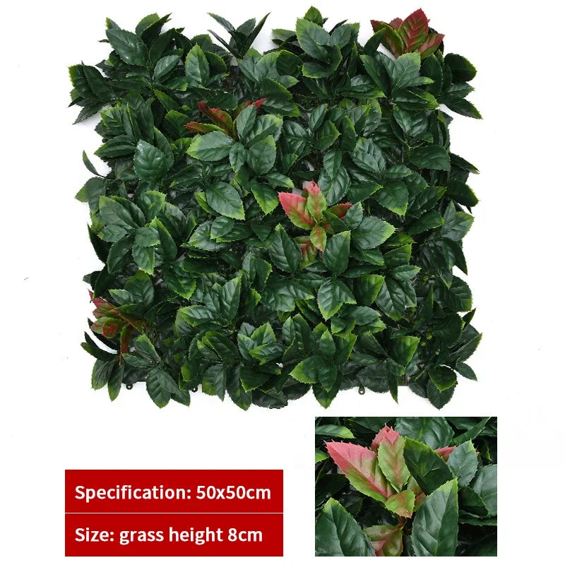 Haie topiaire artificielle en buis protégée contre les UV