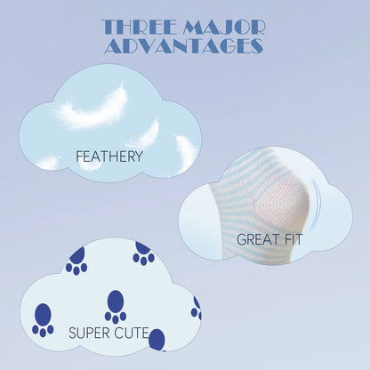 Enfants 5 paires de chaussettes à imprimé animal