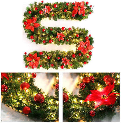 christmas lighted garland
