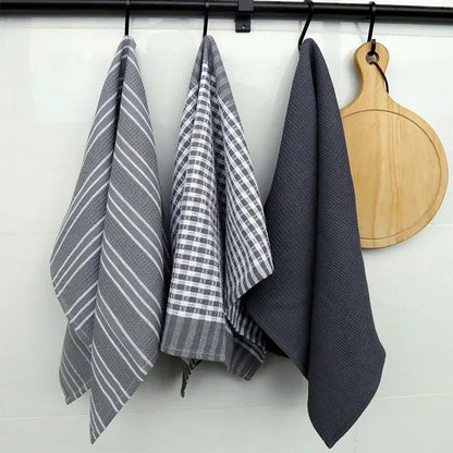 3-Pack 100% Natural Cotton Kitchen Towels