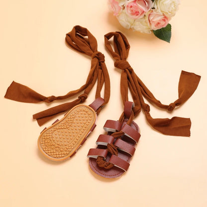 Summer Baby Cross Strap Rubber Sandal