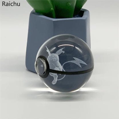 3D Pokemon Kristallkugel Nachtlicht 