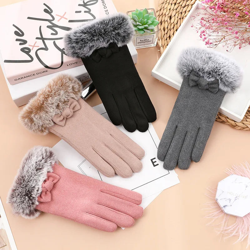 Bow Touchscreen Cycling & Driving Gloves